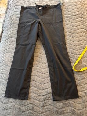 Men's Black Cargo Pants with Utility Pocket and Drawstring Waist
